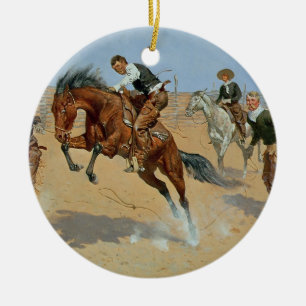 Turn Him Loose, Bill, c.1893 (oil on canvas) Ceramic Tree Decoration