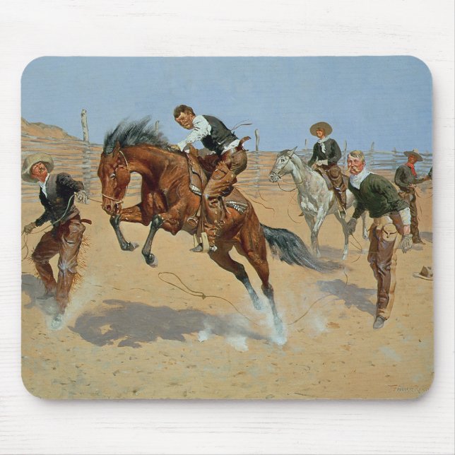 Turn Him Loose, Bill, c.1893 (oil on canvas) Mouse Mat (Front)