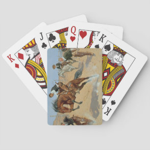 Turn Him Loose, Bill, c.1893 (oil on canvas) Playing Cards