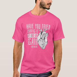 Turn It Off And On Again Adenosine Cardiac Nurse 1 T-Shirt
