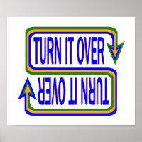 Turn It Over Inspirational Saying Quote