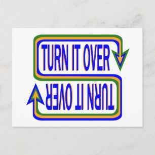 Turn it Over Postcard