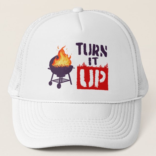 Turn It Up Trucker Hat (Front)