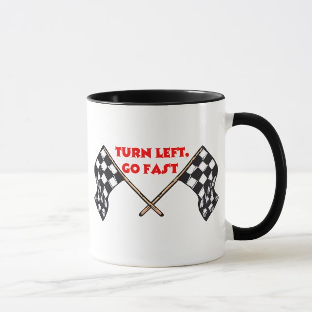 Turn Left Go Fast Mug (Right)