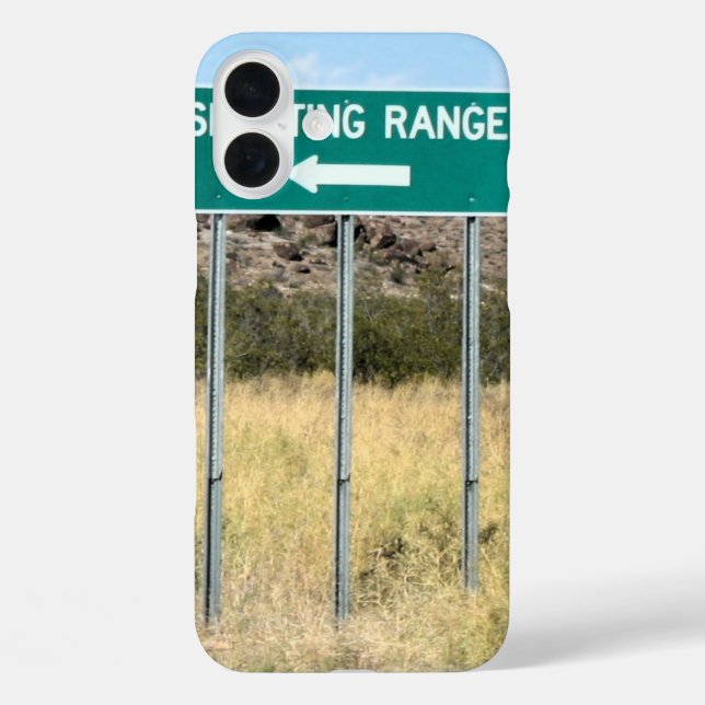 Turn Left to Shooting Range Case-Mate iPhone Case (Back)