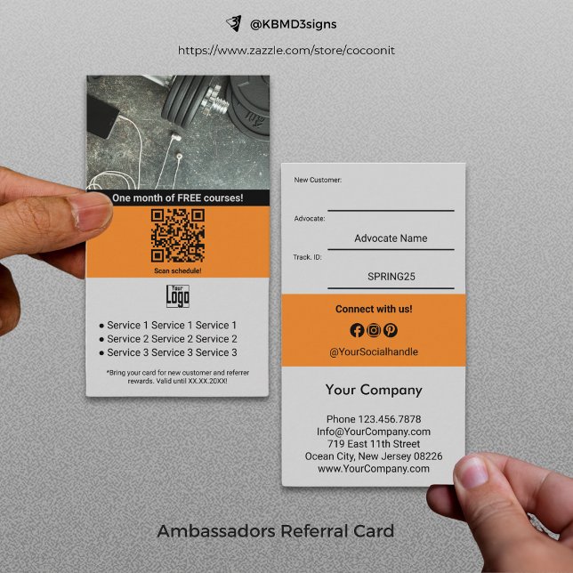 Turn Loyal Customers into Ambassadors Referral Card (Turn Loyal Customers into Ambassadors Referral Card)