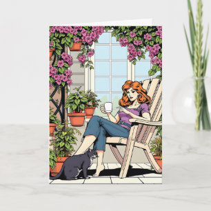 Turn off the TV, Do Some Self-Love Friendship Card