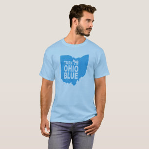 Turn Ohio Blue T-Shirt   Progressive Liberal State