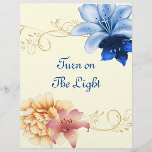 Turn on The Light Personalised Paper