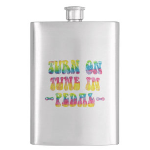 Turn On Tune In Pedal Your Bike Hip Flask