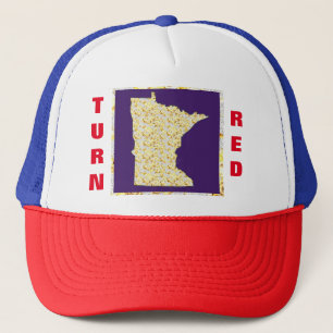 TURN RED MINNESOTA TRUCKER HAT