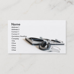 TURN TABLE BUSINESS CARD