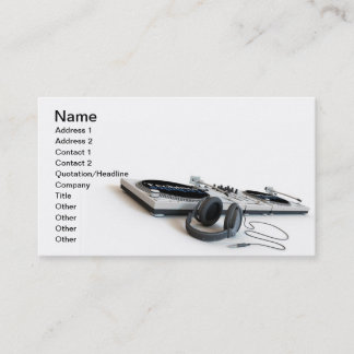 TURN TABLE BUSINESS CARD