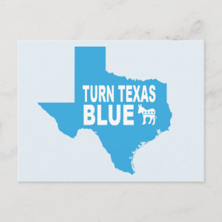 Turn Texas Blue Postcard | Vote Democrat