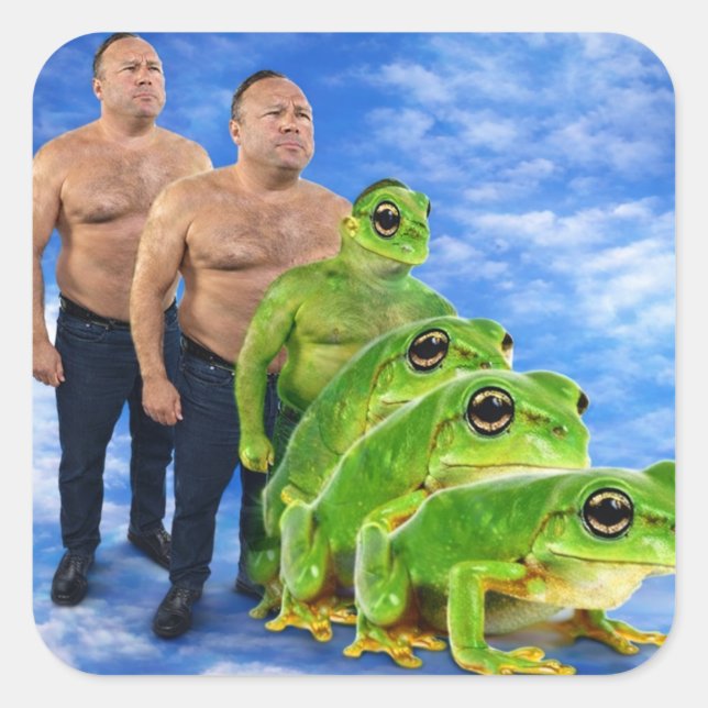 Turn the Frogs Gay Meme Sticker - Satirical  (Front)