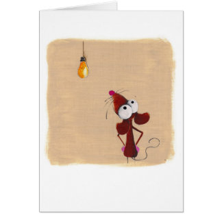 Turn the light on - greeting card