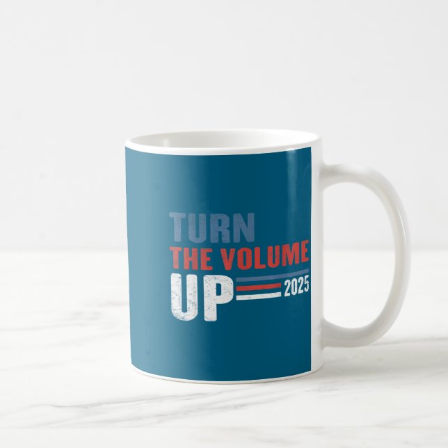 Turn The Volume Up For Men And Women  Coffee Mug (Right)