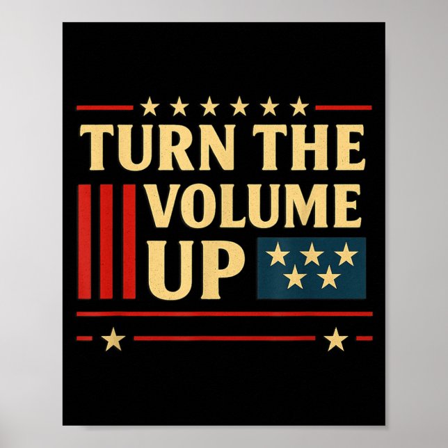 Turn The Volume Up  Poster (Front)