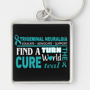 Turn the World Teal...TN Key Ring