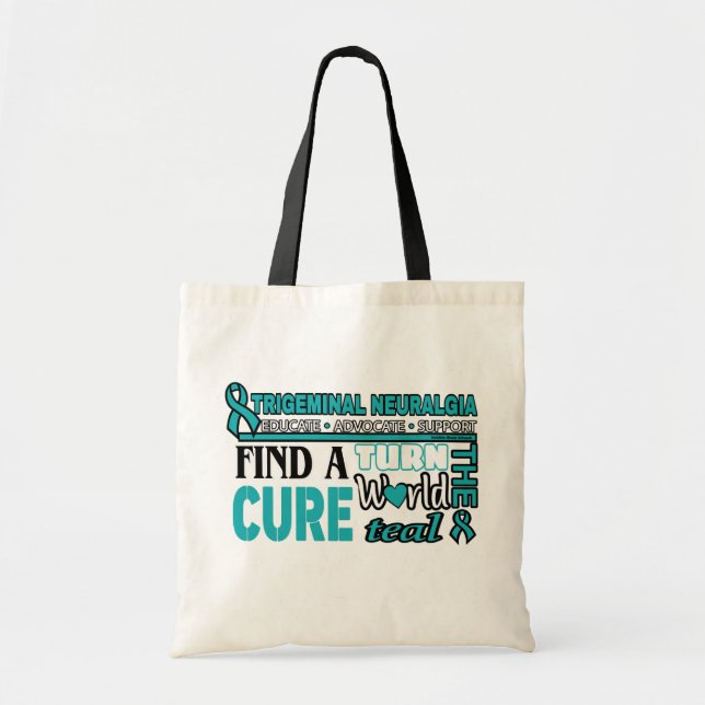 Turn the World Teal...TN Tote Bag (Front)