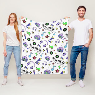 Turn Up the Music Fleece Blanket