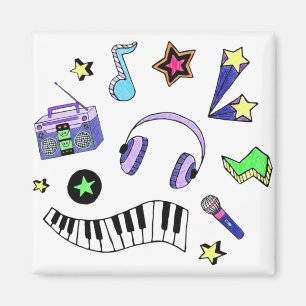 Turn Up the Music Magnet