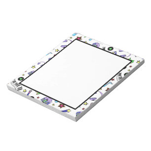 Turn Up the Music Notepad