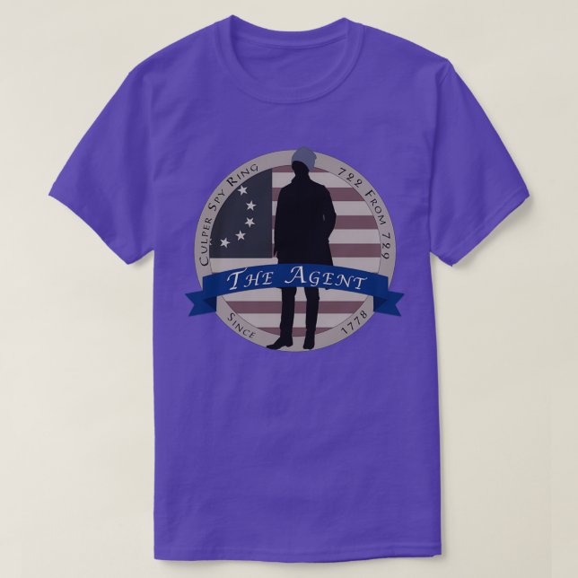 Turn Washingtons Spies 722 The Agent  T-Shirt (Design Front)