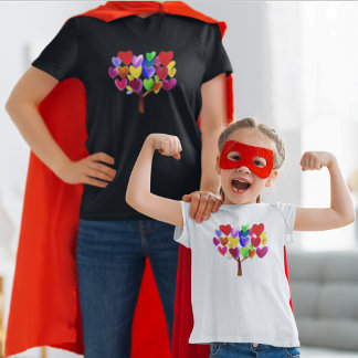 Turn Your Childs ArtWork or Drawing Into A Black T-Shirt