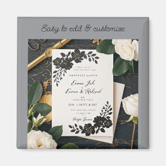 Turn Your Love Story Into Art Magnet