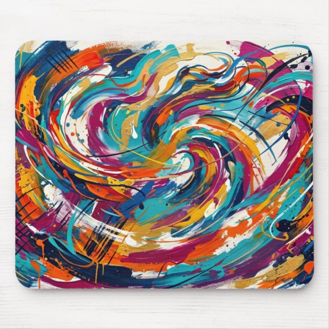 Turn Your Workspace Into A Creative Space Mouse Mat (Front)