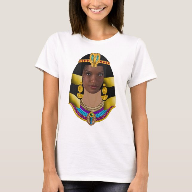 Turn yourself into an Egyptian Queen! T-Shirt (Front)