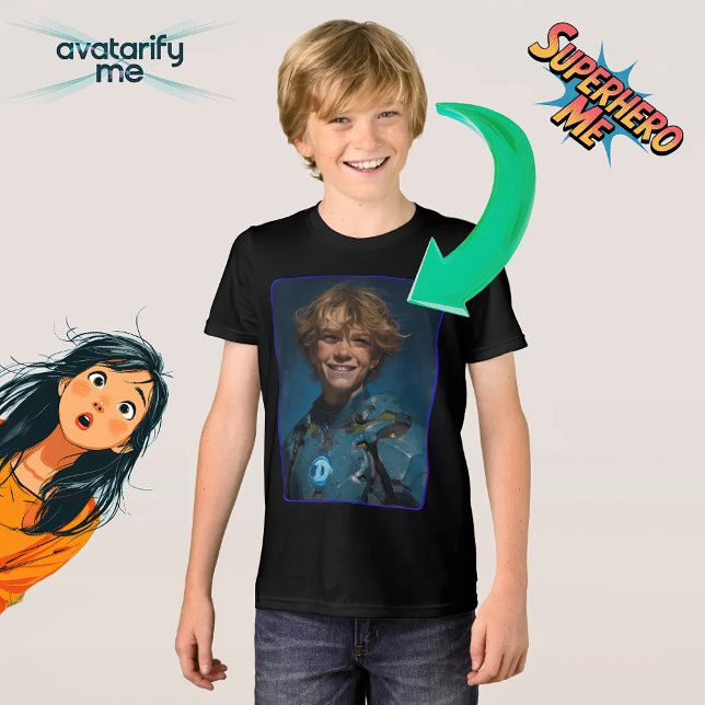 Turn yourself or anyone into any character Tri-Blend shirt (Creator Uploaded)