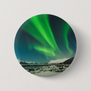 Turnagain Arm Aurora 6 Cm Round Badge