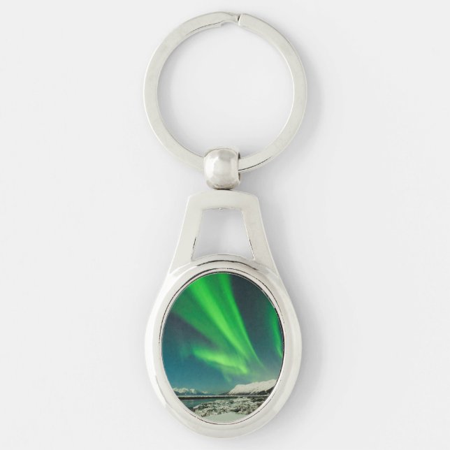 Turnagain Arm Aurora Key Ring (Front)