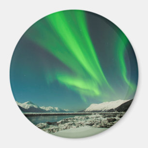 Turnagain Arm Aurora Magnet