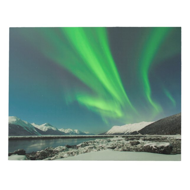 Turnagain Arm Aurora Notepad (Front)