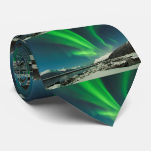 Turnagain Arm Aurora Tie
