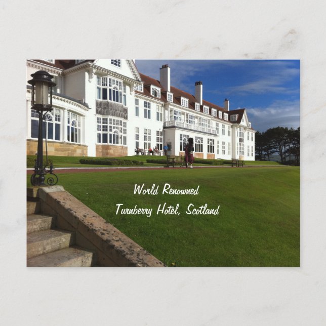 Turnberry Hotel, Scotland Postcard (Front)