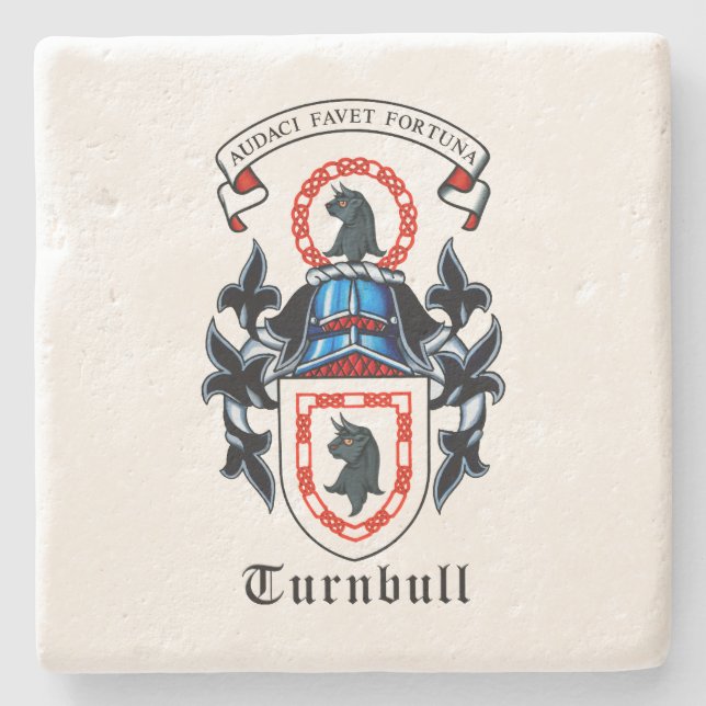 Turnbull Coat of Arms Coaster (Front)