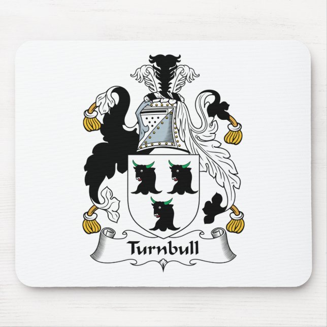 Turnbull Family Crest Mouse Mat (Front)