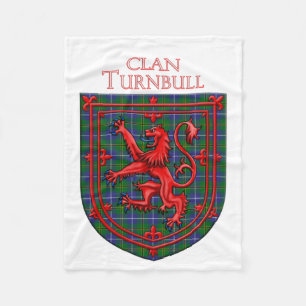 Turnbull Hunting Tartan Scottish Plaid Fleece Blanket