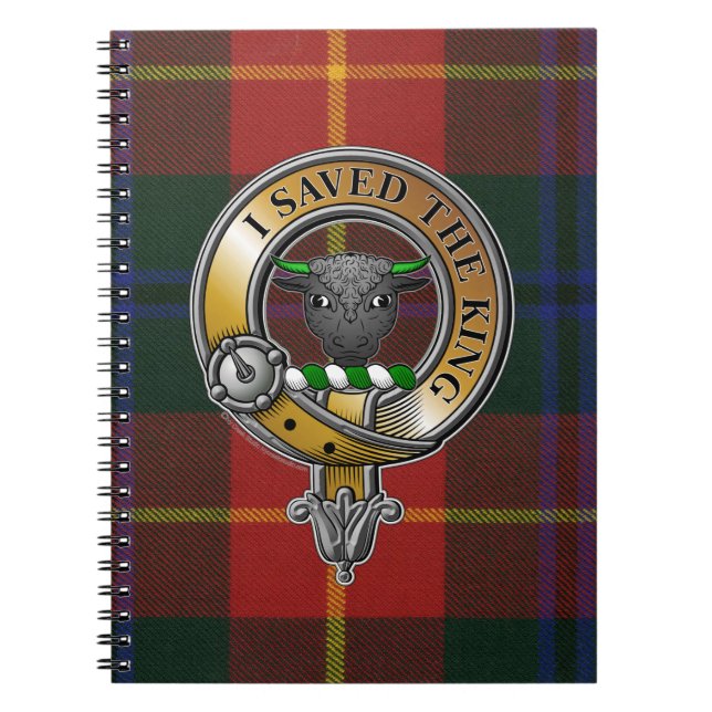 Turnbull Tartan & Badge Notebook (Front)