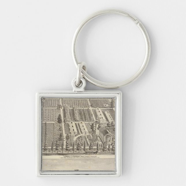 Turnbull's Nursery, Fitch res Key Ring (Front)