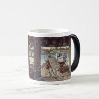 "Turne Shed at Dawn" by Charlie Rapsky Magic Mug