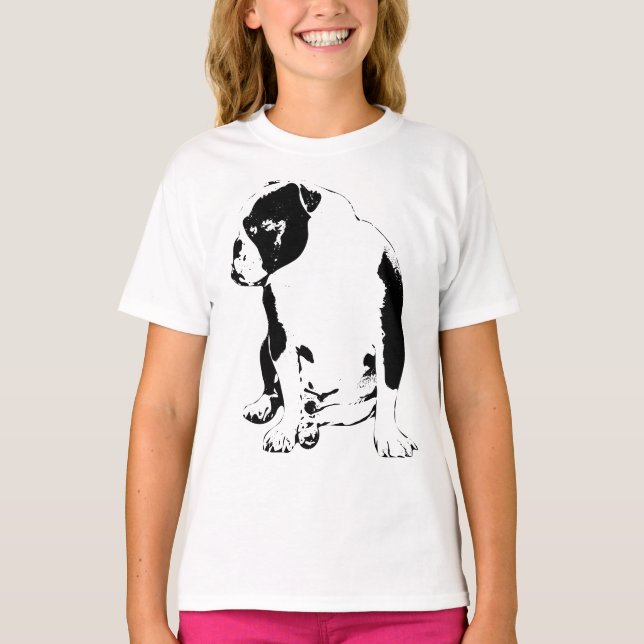 Turned Head, Short Steps T-Shirt (Front)