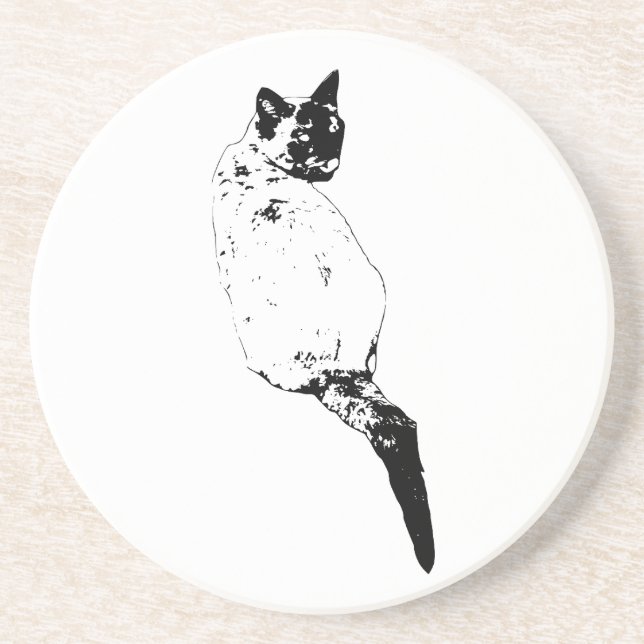 Turned Look, Calm Form Coaster (Front)