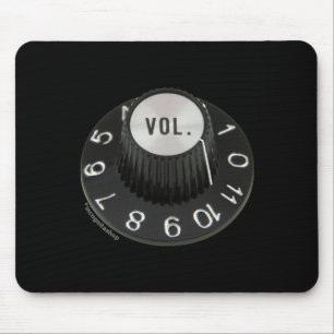 Turned up to 11 (No Text) Mouse Mat