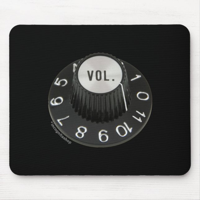 Turned up to 11 (No Text) Mouse Mat (Front)