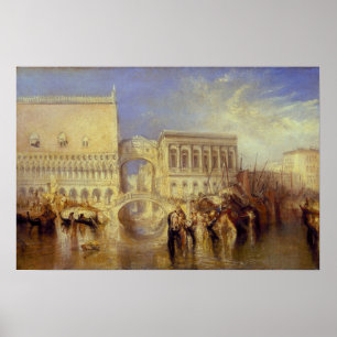 Turner - Bridge Of Sighs, Venice Poster